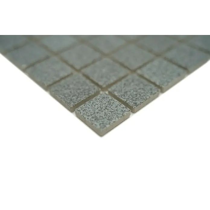 Mosaikfliese Quadrat AT 900 - 33 x 30,2 cm, Grau, Matt - Detailaufnahme