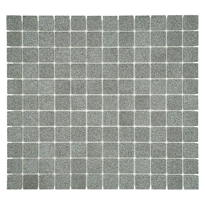 Mosaikfliese Quadrat AT 900 - 33 x 30,2 cm, Grau, Matt - Draufsicht