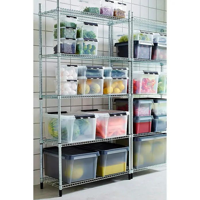 SmartStore Aufbewahrungsbox Classic - L x B x H: 21 x 17 x 15 cm, Kunststoff, Transparent - Stimmungsaufnahme