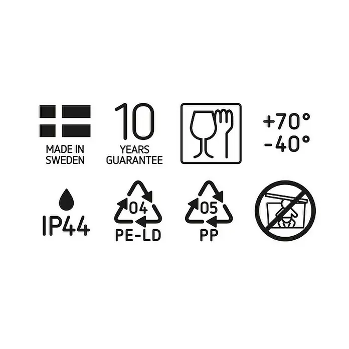 SmartStore Aufbewahrungsbox Dry - 45 l, Lebensmittelecht - Informationsansicht