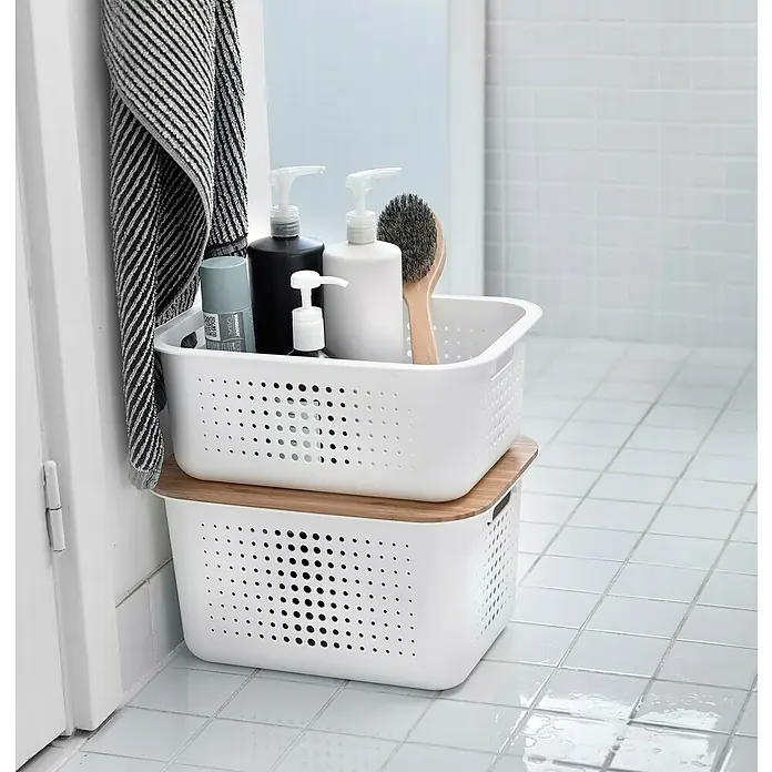 SmartStore Deksel Bamboe - l x b x h: 37 x 28 x 1 cm, Hout - Sfeeropname