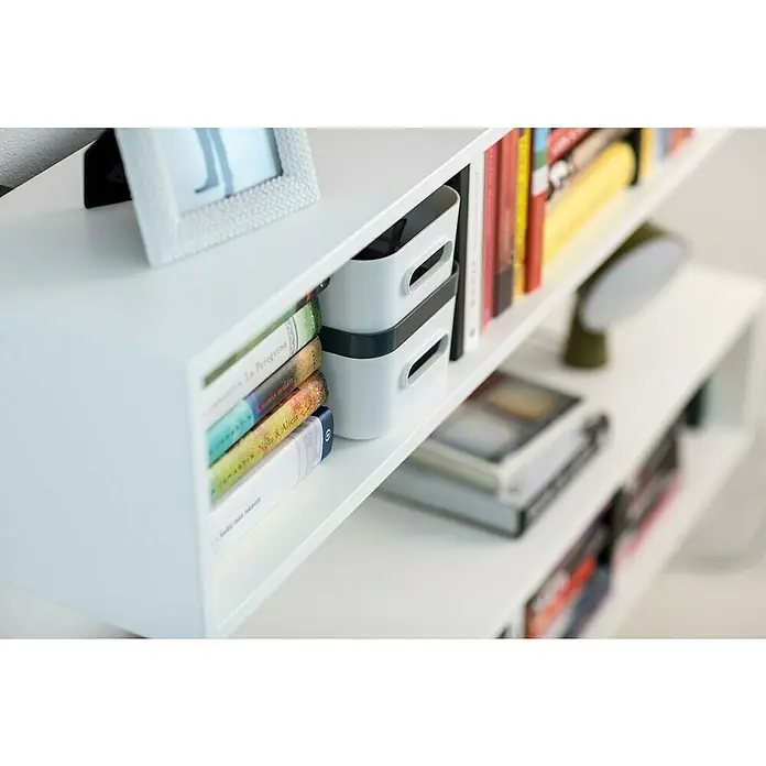 SmartStore Aufbewahrungsbox Compact - L x B x H: 20 x 14 x 7,5 cm, Kunststoff, Weiß - Stimmungsaufnahme