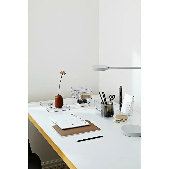 SmartStore Aufbewahrungsbox Compact - L x B x H: 14,5 x 9 x 6 cm, Kunststoff, Transparent - Stimmungsaufnahme