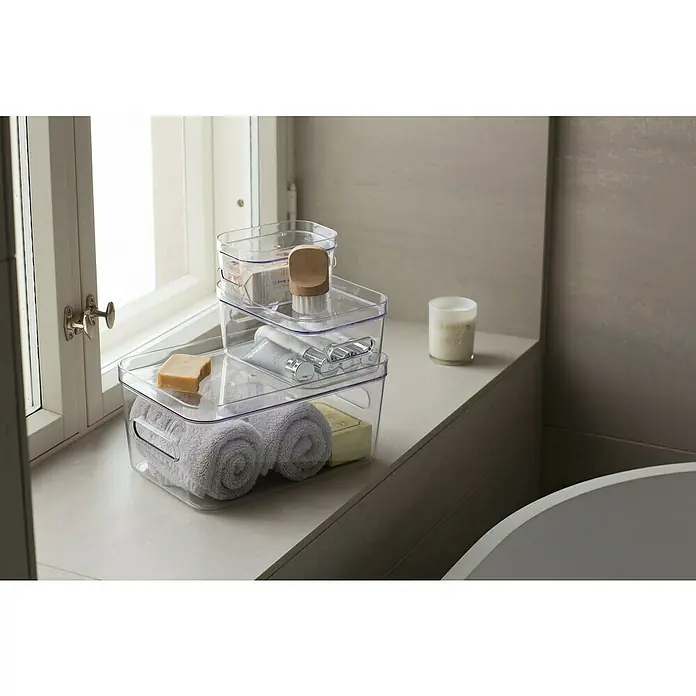 SmartStore Kutija za pohranjivanje Compact S - D x Š x V: 20 x 14 x 7,5 cm, Plastika, Prozirno - Živopisni prikaz