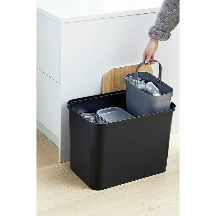 SmartStore Collect Mülltrennsystem - 13 l, Grau, Rechteckig, Kunststoff - Anwendungsbeispiel