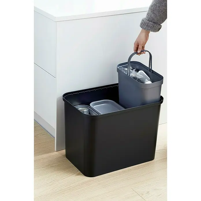 SmartStore Collect Mülltrennsystem - 76 l, Schwarz, Rechteckig, Kunststoff - Anwendungsbeispiel