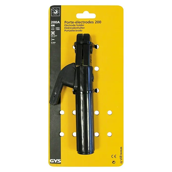 Gys Elektrodenhalter Shark X200.35 - Elektrodenstärke: 4 mm, Stromstärke: 200 A - Vorderansicht