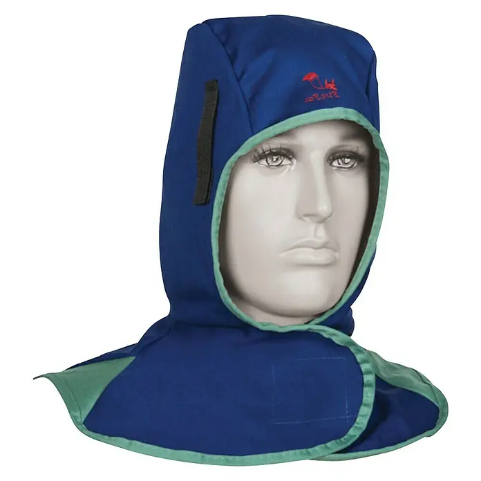 Gys Schweißerschutzhaube - Blau/Grün - Anwendungsbeispiel