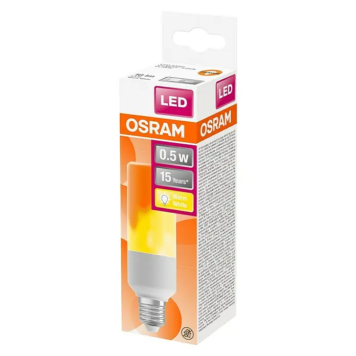 Osram Star Ledlamp Stick Flame - E27, 0,5 W, 10 lm - Diagonaal zicht