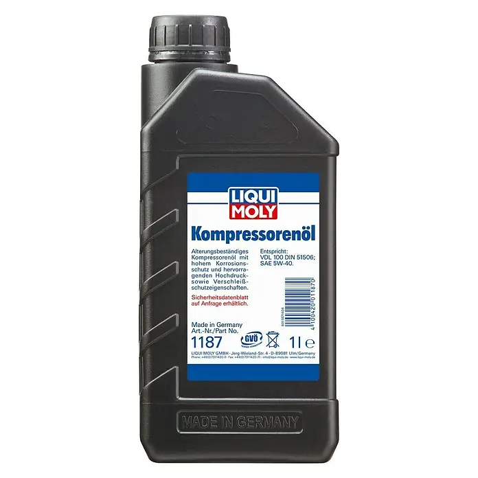 Liqui Moly Kompressoröl - Viskosität: 5W-40 - Vorderansicht