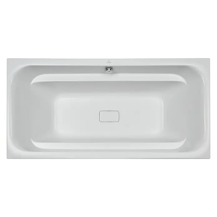 Camargue Badewanne Atlanta - 180 x 90 cm, Sanitäracryl, Weiß - Ansicht von oben