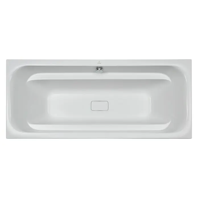 Camargue Badewanne Atlanta - 190 x 80 cm, Sanitäracryl, Weiß - Ansicht von oben