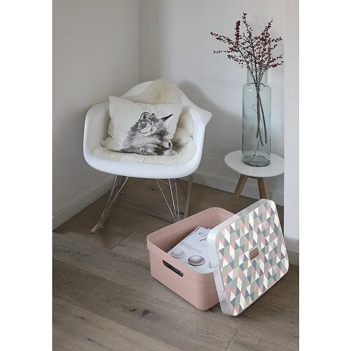 Sunware Aufbewahrungsbox Sigma Home - L x B x H: 25,2 x 18 x 12,2 cm, Kunststoff, Rosa - Stimmungsaufnahme