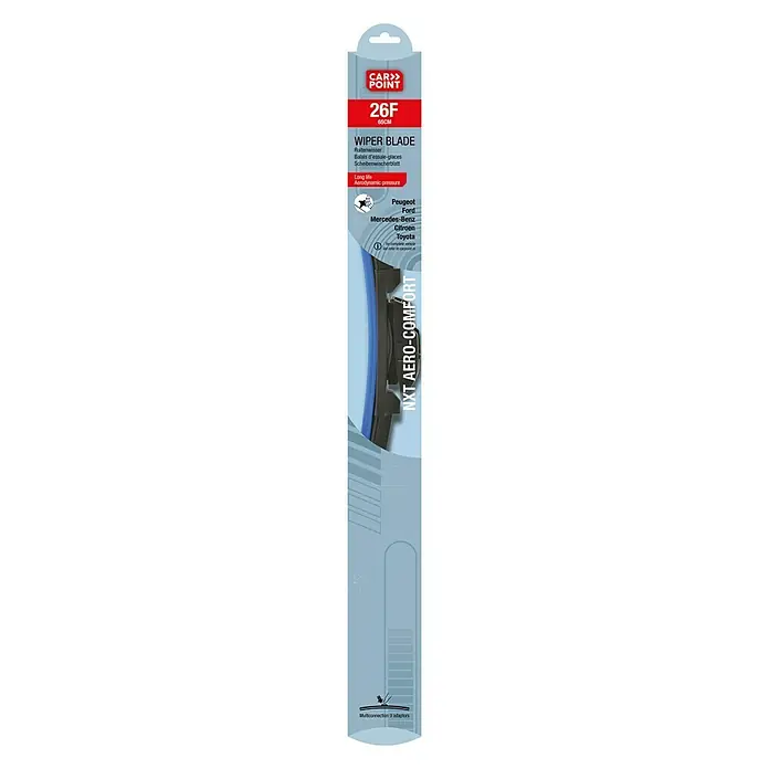 Carpoint Ruitenwisser NXT Aero Comfort 26F - 65 cm, Aantal: 1 st. - Vooraanzicht