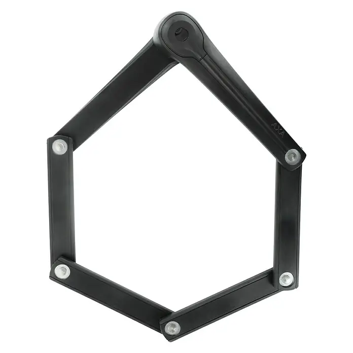 Axa Vouwslot Fold 85 - Staal, Zwart - Top-down weergave