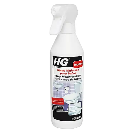 HG  Limpiador para baños Spray higiénico