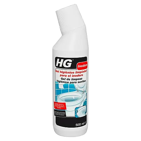 HG  Limpiador higiénico gel para inodoro