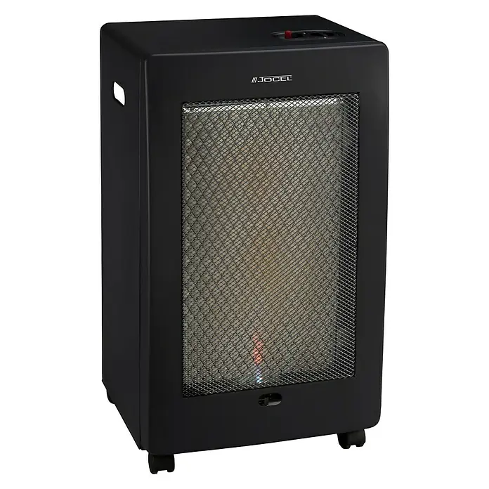 Jocel Estufa de gas catalítica JAG014122 - 2,5 kW, Negro - Vista angular