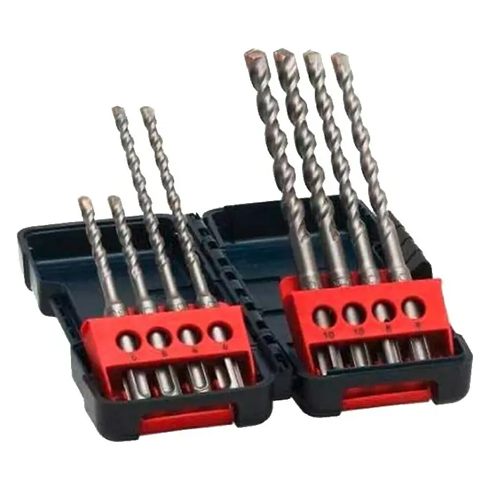 Bosch Set de brocas para hormigón SDS-Plus - 8 pzs. - Vista angular