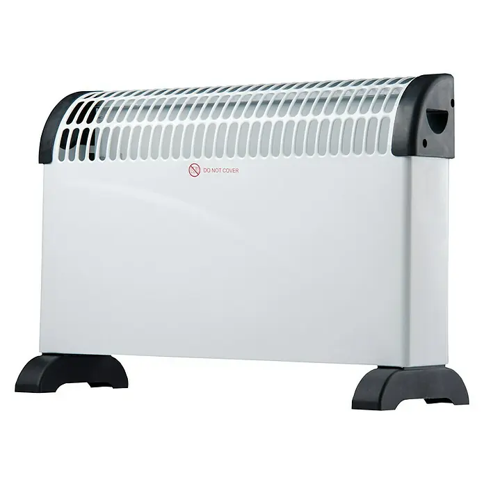 Convector - 2.000 W, 38,5 x 53 x 20 cm, Blanco - Vista angular