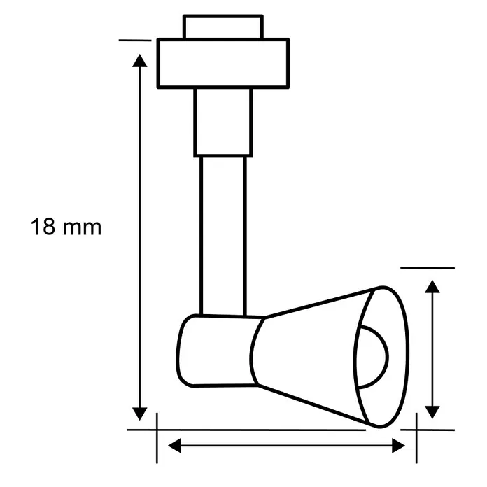 Paulmann URail Schiene - 100 cm, Metall, Chrom matt
