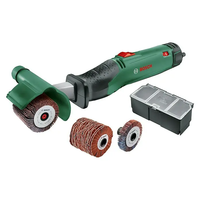 Bosch Lijadora de rodillo Texoro - 250 W, Apto para: Rodillos de lijado 5 - 60 mm - Vista angular