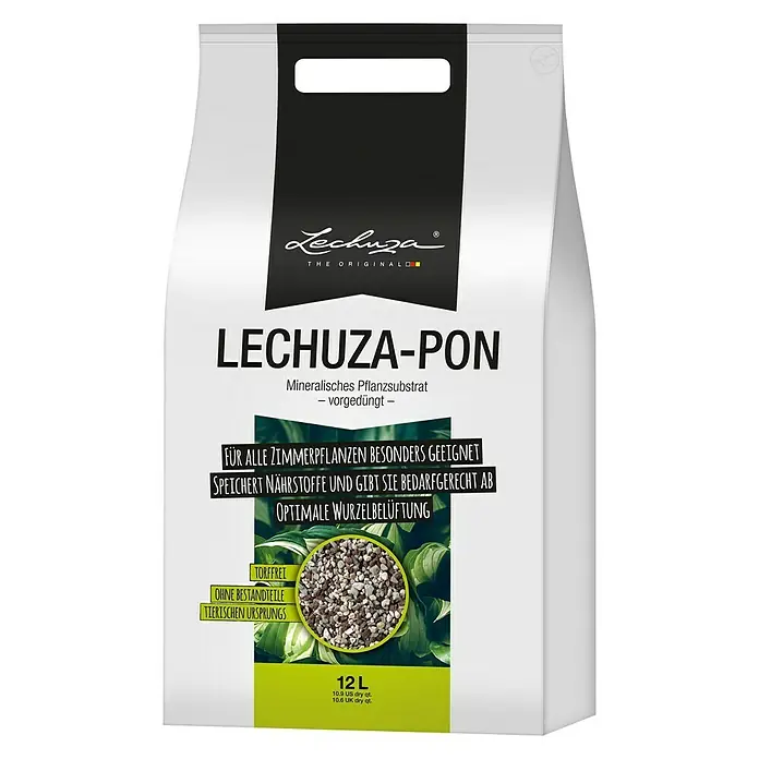 Lechuza Pflanzensubstrat Pon - 12 l - Vorderansicht