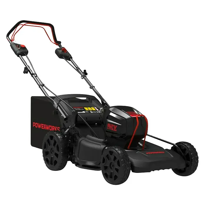 Powerworks Akumulatorska kosilica PC82LM46SP - 82 V, Bez akumulatora - Dijagonalni pogled