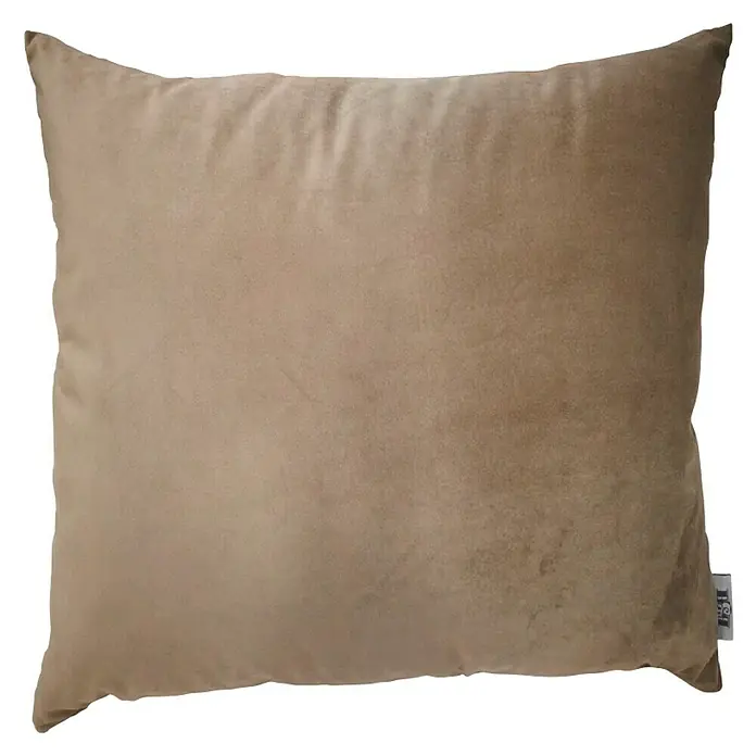 Cojín Velvet - Topo, 60 x 60 cm, 100% poliéster - Vista frontal