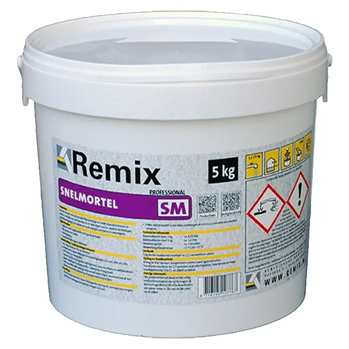 Remix Cementmortel Snel SM - 5 kg - Vooraanzicht