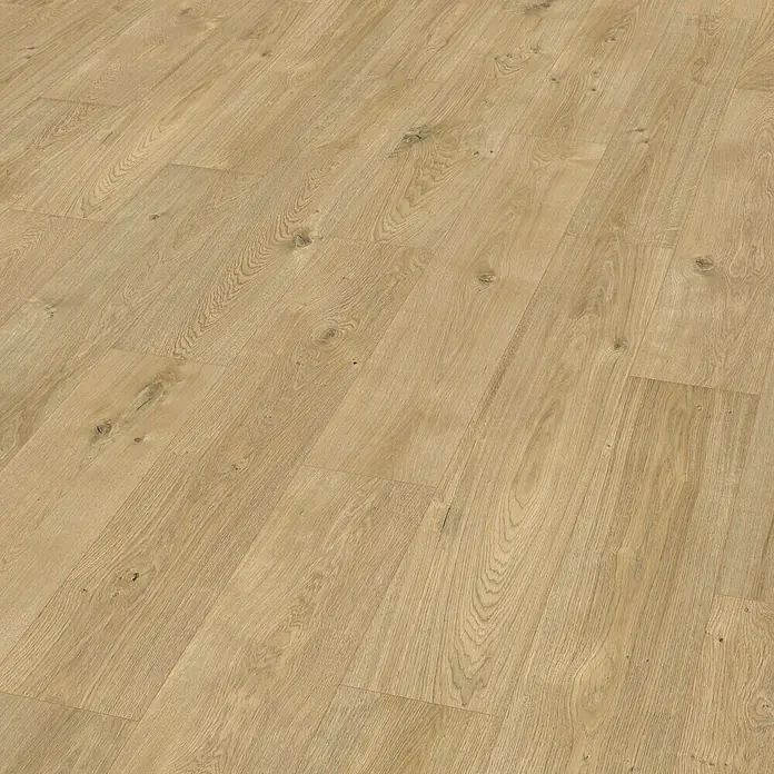 Egger Home Korkboden Comfort Jacksonville Eiche Natur - 1.292 x 193 x 8 mm, Landhausdiele - Detailaufnahme