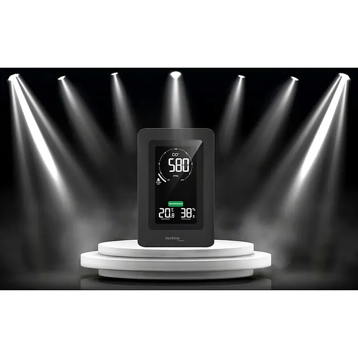 Technoline Luftqualitätsmonitor CO2 WL1030 - Digitales Display, 50 x 94 x 145 mm - Stimmungsaufnahme