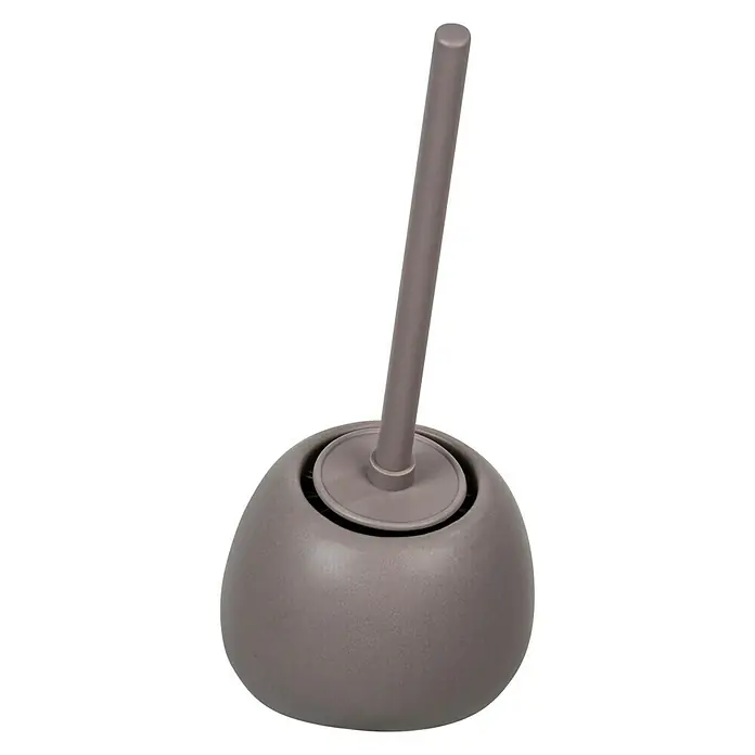 Wenko WC-Bürstengarnitur Posina - Silikon, Taupe - Vorderansicht