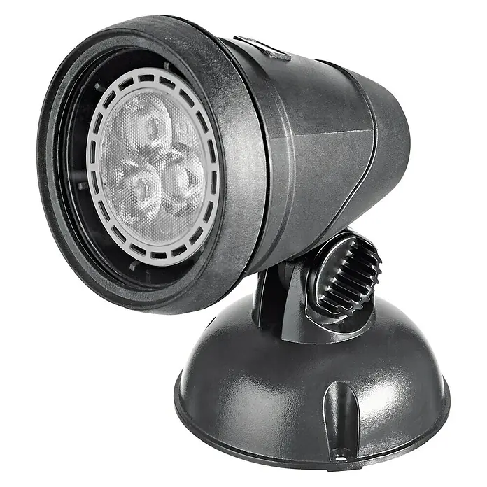 Oase LunAqua Unterwasserstrahler Classic LED - 1 Stk., 1,3 W, Mit Trafo - Diagonale Ansicht