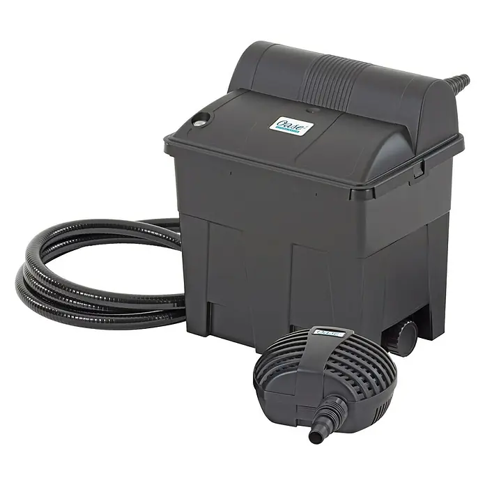 Oase Durchlauffilter-Set BioSmart Set 5000 - Filterleistung: 25 W, Teichgröße: 5 m³ - Diagonale Ansicht