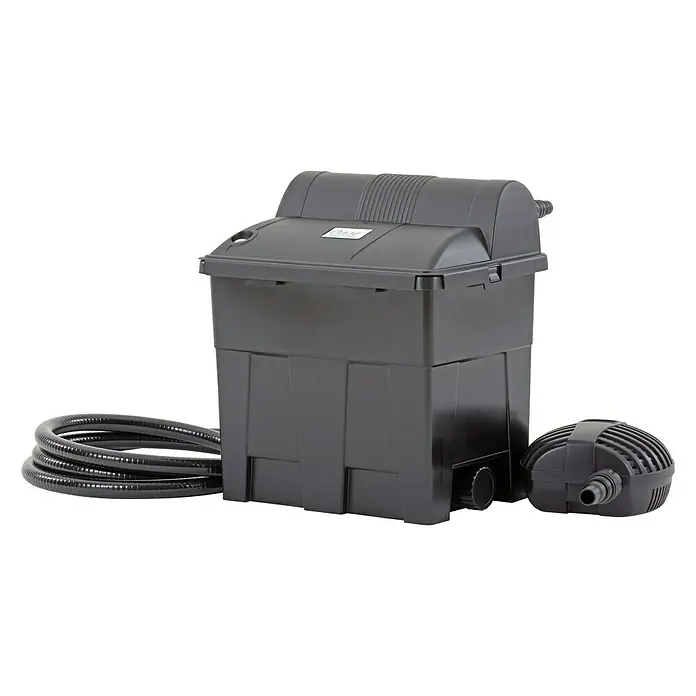 Oase Durchlauffilter BioSmart Set 7000 - Filterleistung: 40 W, Teichgröße: 7 m³ - Diagonale Ansicht