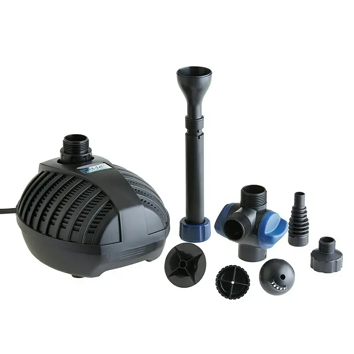 Oase Wasserspielpumpe Aquarius Fountain Set - Fördermenge pro Std.: 1.000 l - Diagonale Ansicht