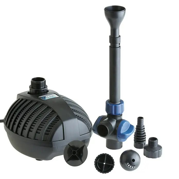 Oase Wasserspielpumpe Aquarius Fountain Set - Fördermenge pro Std.: 1.000 l - Diagonale Ansicht