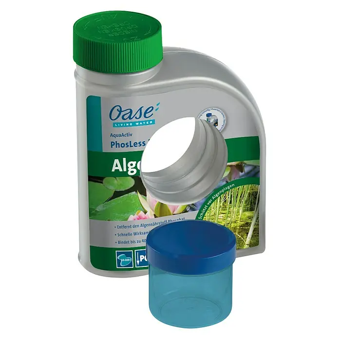 Oase AquaActiv Algenschutzmittel Phosless Direct - 500 ml - Diagonale Ansicht