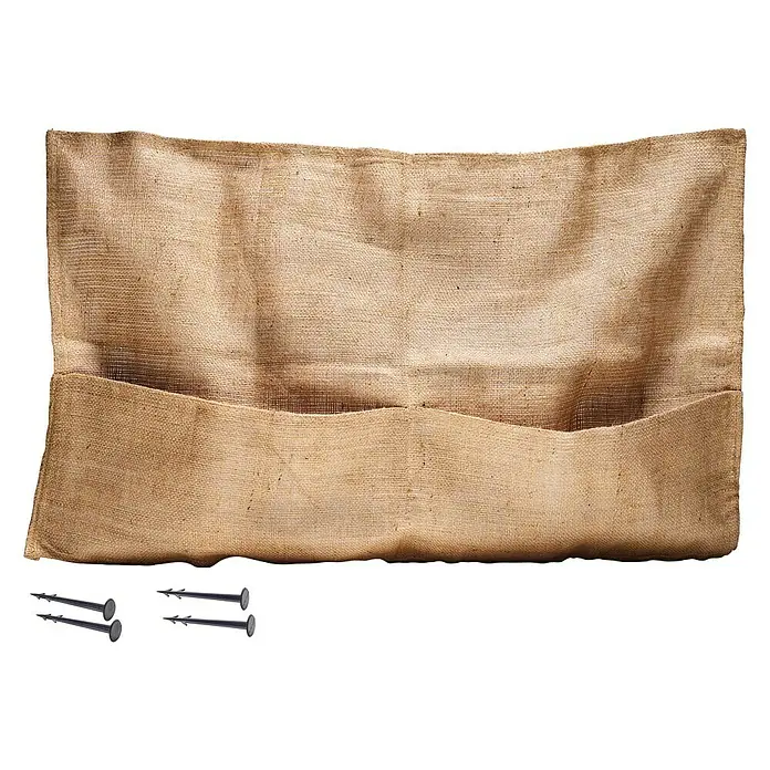 Oase Böschungstasche Jute - 100 x 60 cm, Jute - Diagonale Ansicht