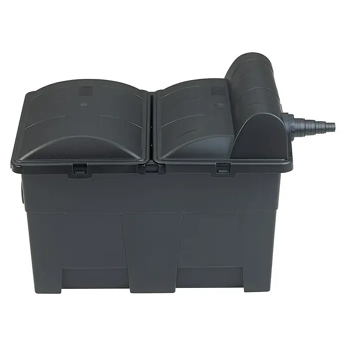 Neptun Premium Durchlauffilter NPTF-O 15000 - 70 W, Teichgröße: 15 m³, Leistung UVC-Klärer: 14 W - Diagonale Ansicht