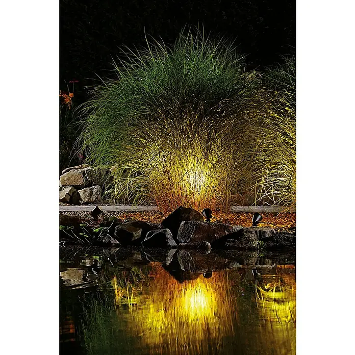 Oase LunAqua Unterwasserstrahler Classic LED Set 3 - 3 Stk., 5 W, Mit Trafo - Stimmungsaufnahme