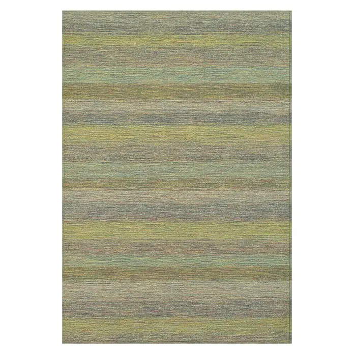 Alfombra de pelo corto Cayo - Verde, 150 x 80 cm, 100% Polipropileno - Vista superior