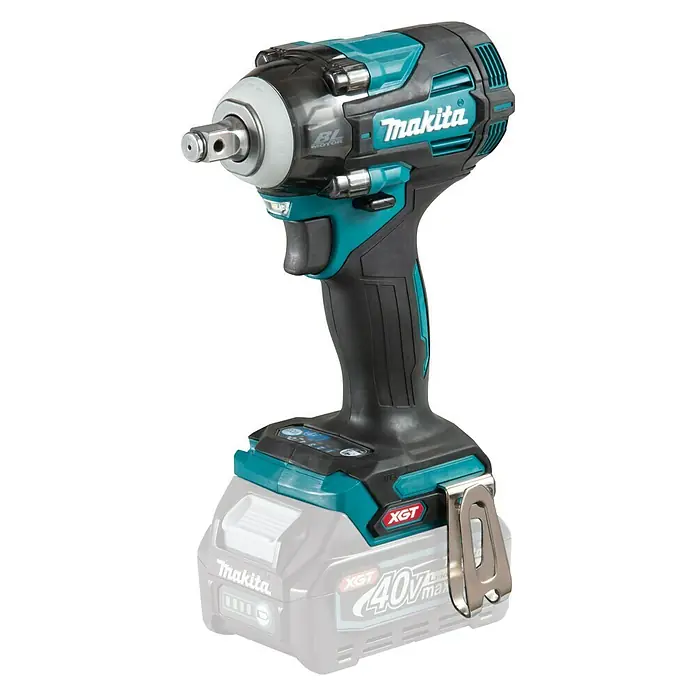 Makita XGT 40 V max. Akku-Schlagschrauber TW004GZ - 40 V, Ohne Akku, Leerlaufdrehzahl: 0 U/min - 3.200 U/min - Diagonale Ansicht