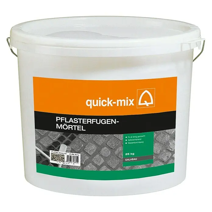 Quick-Mix Pflasterfugenmörtel - Sand, 25 kg - Vorderansicht