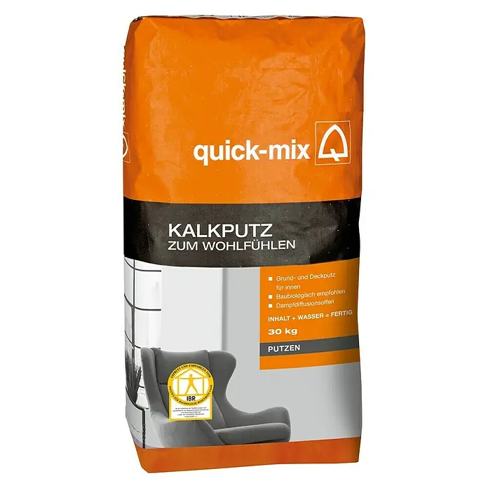Quick-Mix Kalkputz KAPU 30 - 30 kg - Vorderansicht