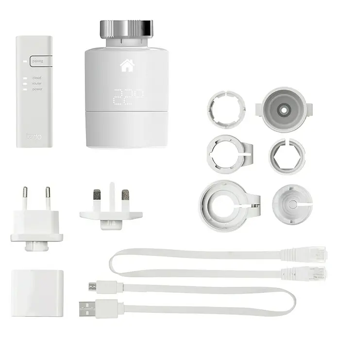 Tado Starter-Set Starterkit V3+ - M30 x 1,5 mm - Diagonale Ansicht
