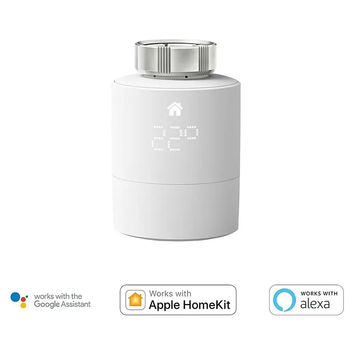Tado Smartes Termostato de radiador Universal - M30 x 1,5 mm, Funciona con pilas - Vista frontal
