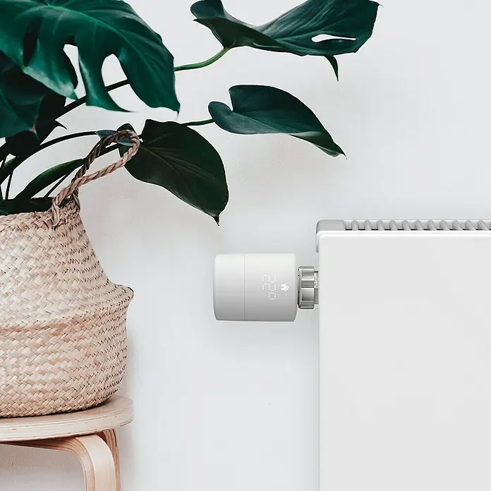Tado Smartes Termostato de radiador Universal - M30 x 1,5 mm, Funciona con pilas - Foto ambiente