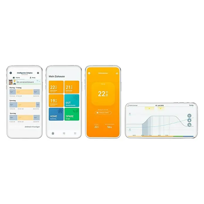 Tado Smartes Termostato de radiador Universal - M30 x 1,5 mm, Funciona con pilas - Producto en uso